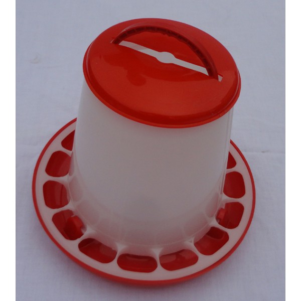 Trémie Plastique base rouge 3 Kg MS