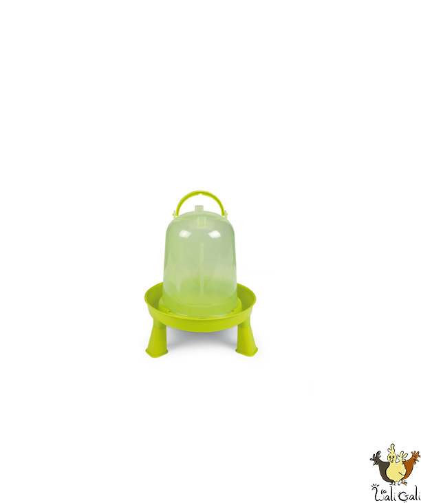 Abreuvoir Volailles Eco 3 L. (Vert) Avec Pieds