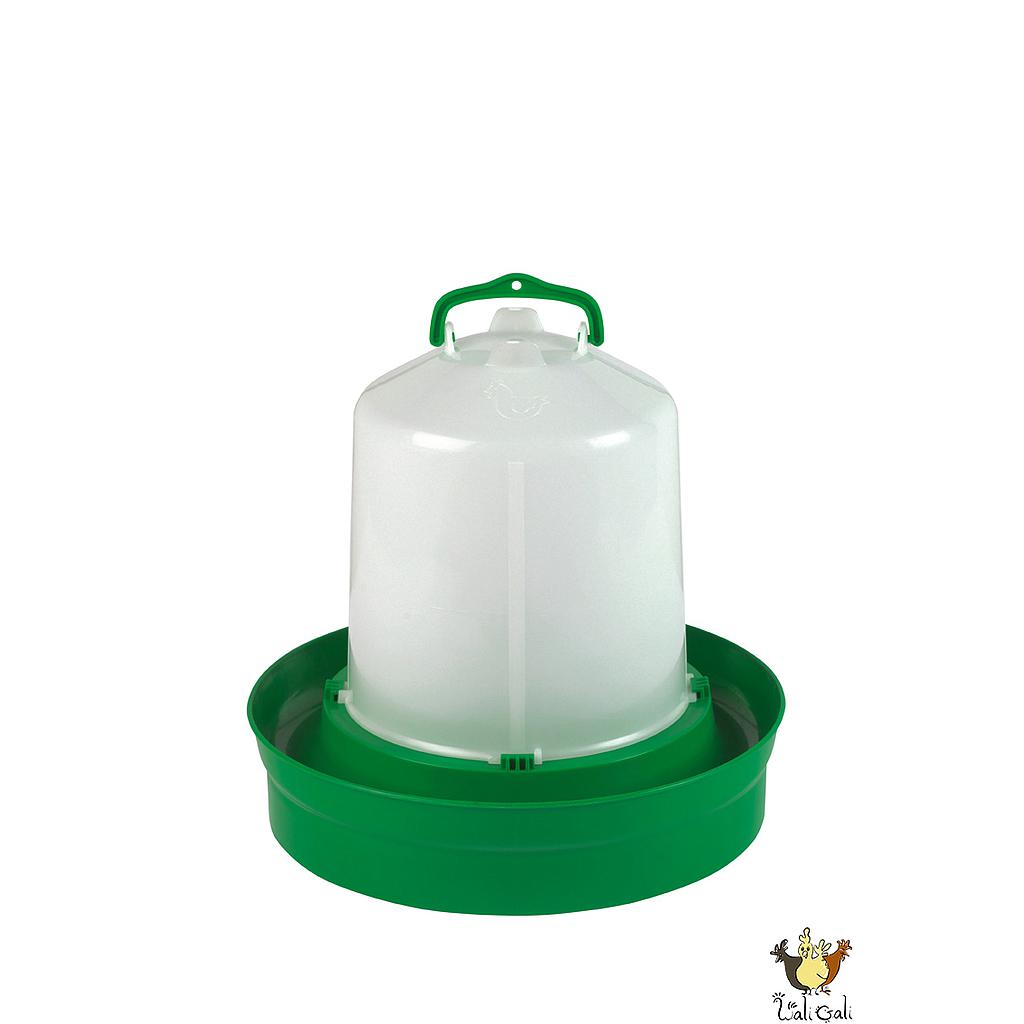 Abreuvoir Volailles Base Profonde 8 Lts. (Vert)