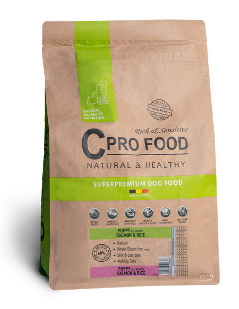 C pro Food Puppy All Breeds Salmon & Rice - 2,5 kg