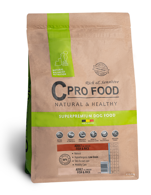 C pro Food Adult All Breeds Fish & Rice - 2,5 kg
