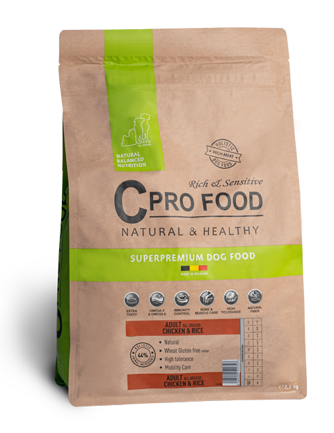 C pro Food Large Adult All Breeds Chicken & Rice - 2,5 kg