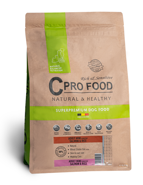 C pro Food Adult Mini Sensitive Salmon & Rice - 2,5 kg