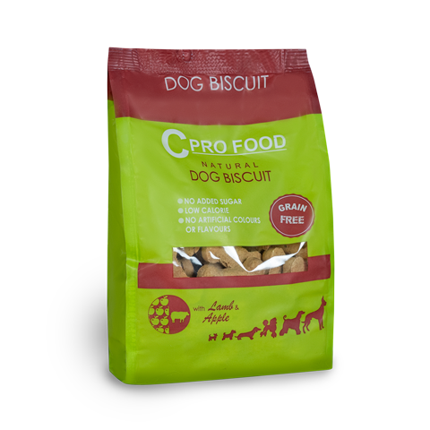 C pro Food Dog Biscuit Lamb & Apple (grain free) - 400 g