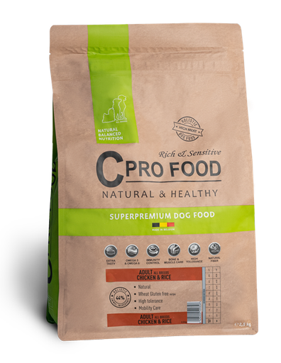 C pro Food Large Adult All Breeds Chicken & Rice - 2,5 kg