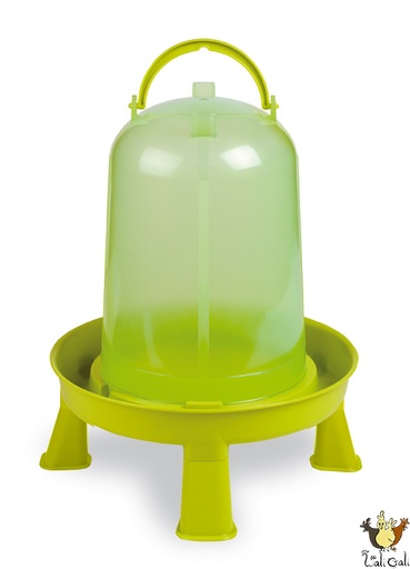 [G-10947] Abreuvoir Volailles Eco 10 L. Avec Pieds (Vert)