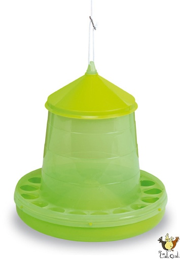 [G-11151] Trémie Plastique Volailles 4 Kg. (Vert)