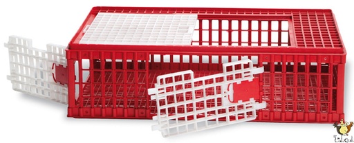 [G-11255] Cage Transport Volailles Plastique
