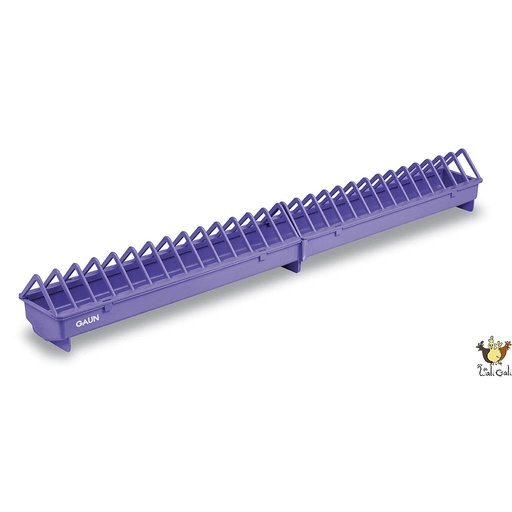 [G-11646] Mangeoire Poussins Plastique 1 Mt. G/E (Violet)